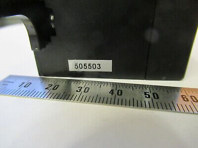 LEICA DMRE GERMANY BLOCK DIAPHRAGM IRIS MICROSCOPE PART AS PICTURED P5-B-14