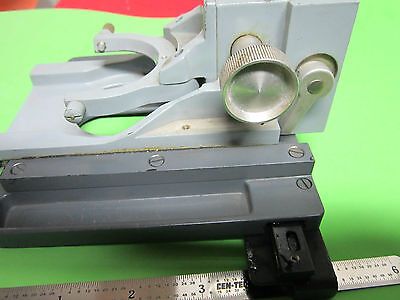 MICROSCOPE OPTICS PART STAGE FOR PARTS AMERICAN OPTICS  OPTICAL BIN#4T