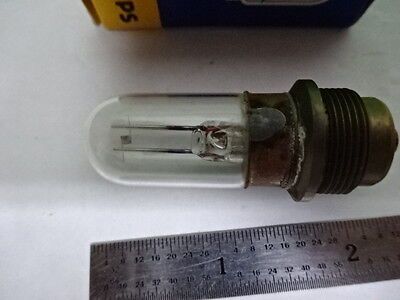 MICROSCOPE PART REICHERT LAMP BULB 6V 15W 13702M PHILIPS OPTICS AS IS #AE-15