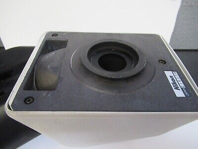 FOR PARTS NIKON JAPAN ECLIPSE HEAD BINOCULAR MICROSCOPE PART AS PICTURED W2-B-28