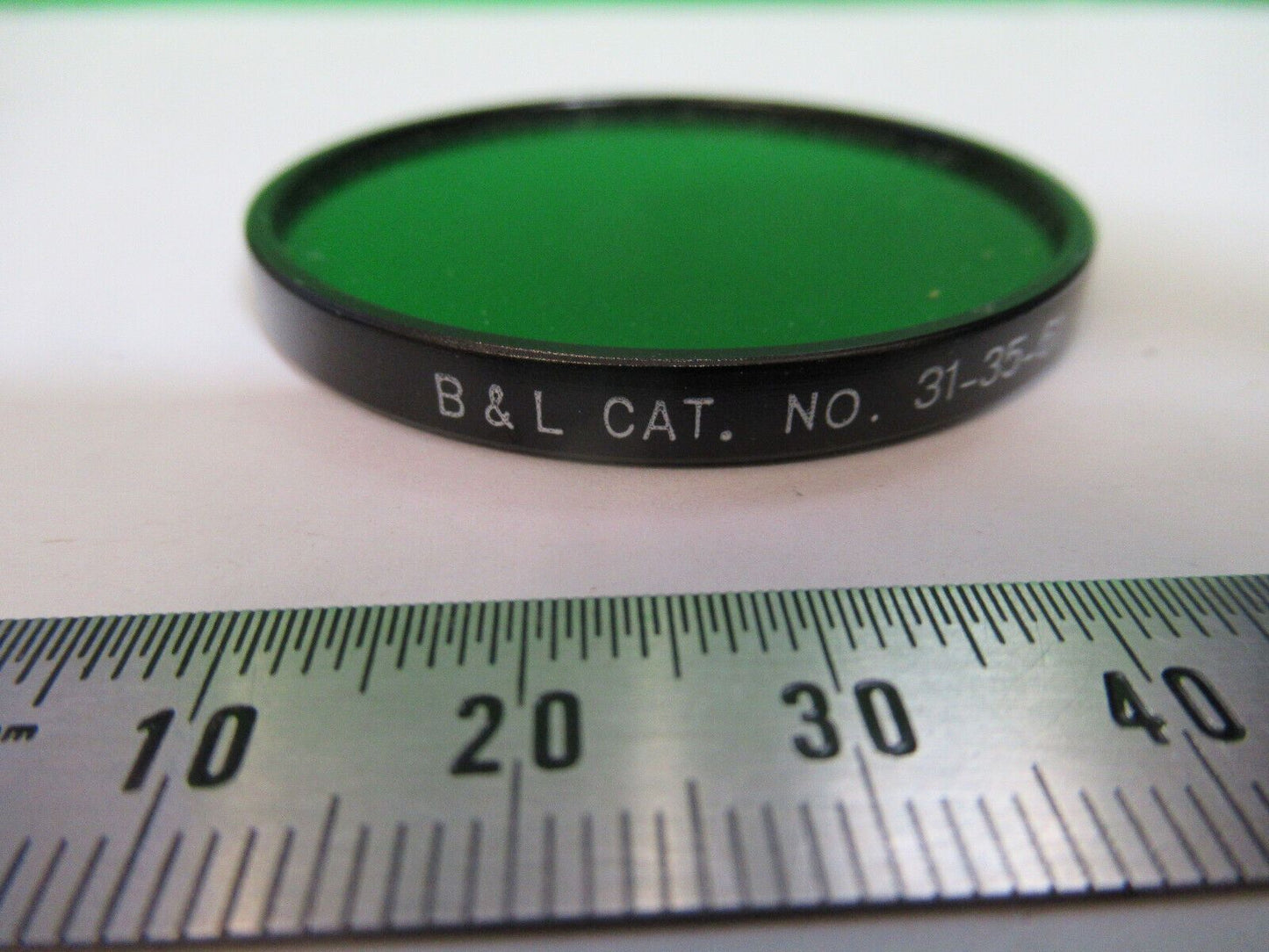 NICE  BAUSCH LOMB 31-35-61 GREEN FILTER MICROSCOPE PART AS PICTURED #W9-A-30