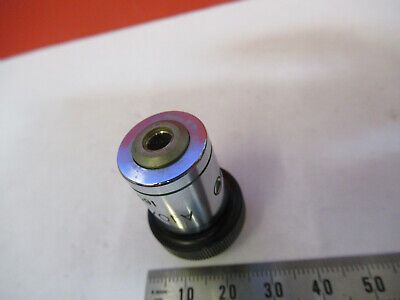 BAUSCH LOMB OBJECTIVE 10X /160 LENS OPTICS MICROSCOPE PART AS PICTURED &8Y-A-21