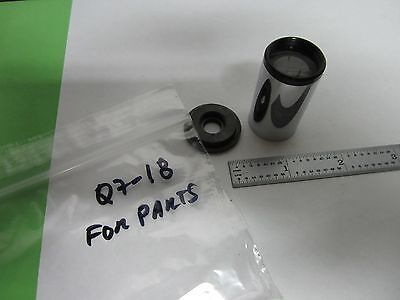 FOR PARTS MICROSCOPE EYEPIECE LEITZ 8X [missing top lens] OPTICS AS IS BIN#Q7-18