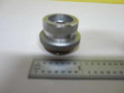 MICROSCOPE PART OBJECTIVE LEITZ GERMANY IRIS OPTICS AS IS BIN#U1-08