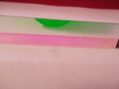 OPTICAL GLASS PLATE COATED DICHROIC MIRROR FILTER OPTICS AS PICTURED &8-A-95