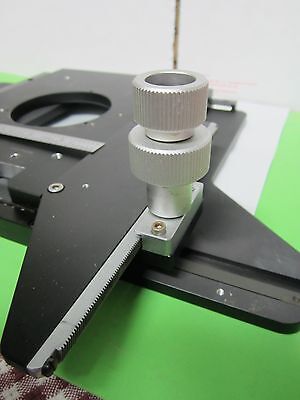 MICROSCOPE PART HUGE STAGE MICROMETER LEITZ WETZLAR GERMANY ORTHOPLAN iii BIN#47