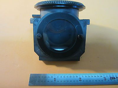 OPTICAL MICROSCOPE PART LEITZ WETZLAR GERMANY ILLUMINATOR MIRROR OPTICS BIN#13