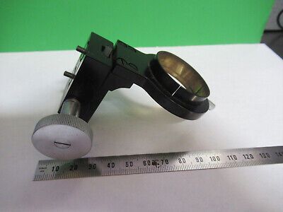 ANTIQUE BAUSCH LOMB CONDENSER HOLDER MICROSCOPE PART AS PICTURED &R9-A-68