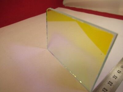 OPTICAL DICHROIC COATED PLATE OPTICS AS PICTURED &39-A-52