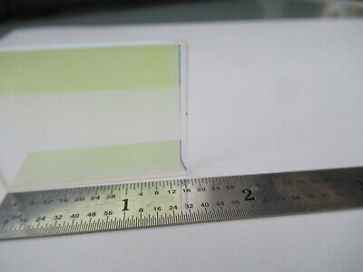 GOOD OPTICAL MIL SPEC COATED BK7 GLASS SHEET LASER OPTICS AS PICTURED &4B-FT-07