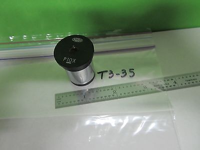 MICROSCOPE PART EYEPIECE OLYMPUS P10X OPTICS AS IS BIN#T3-35