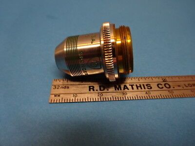 MICROSCOPE PART OPTICAL OBJECTIVE SPENCER AO 10X AMERICAN OPTICS AS IS #90-49