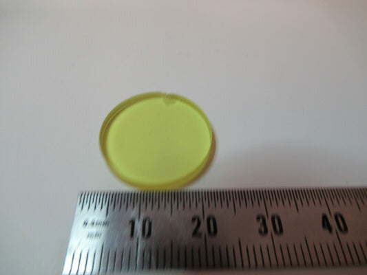 OPTICAL YELLOW FILTER OPTICS AS PICTURED &14-B-29