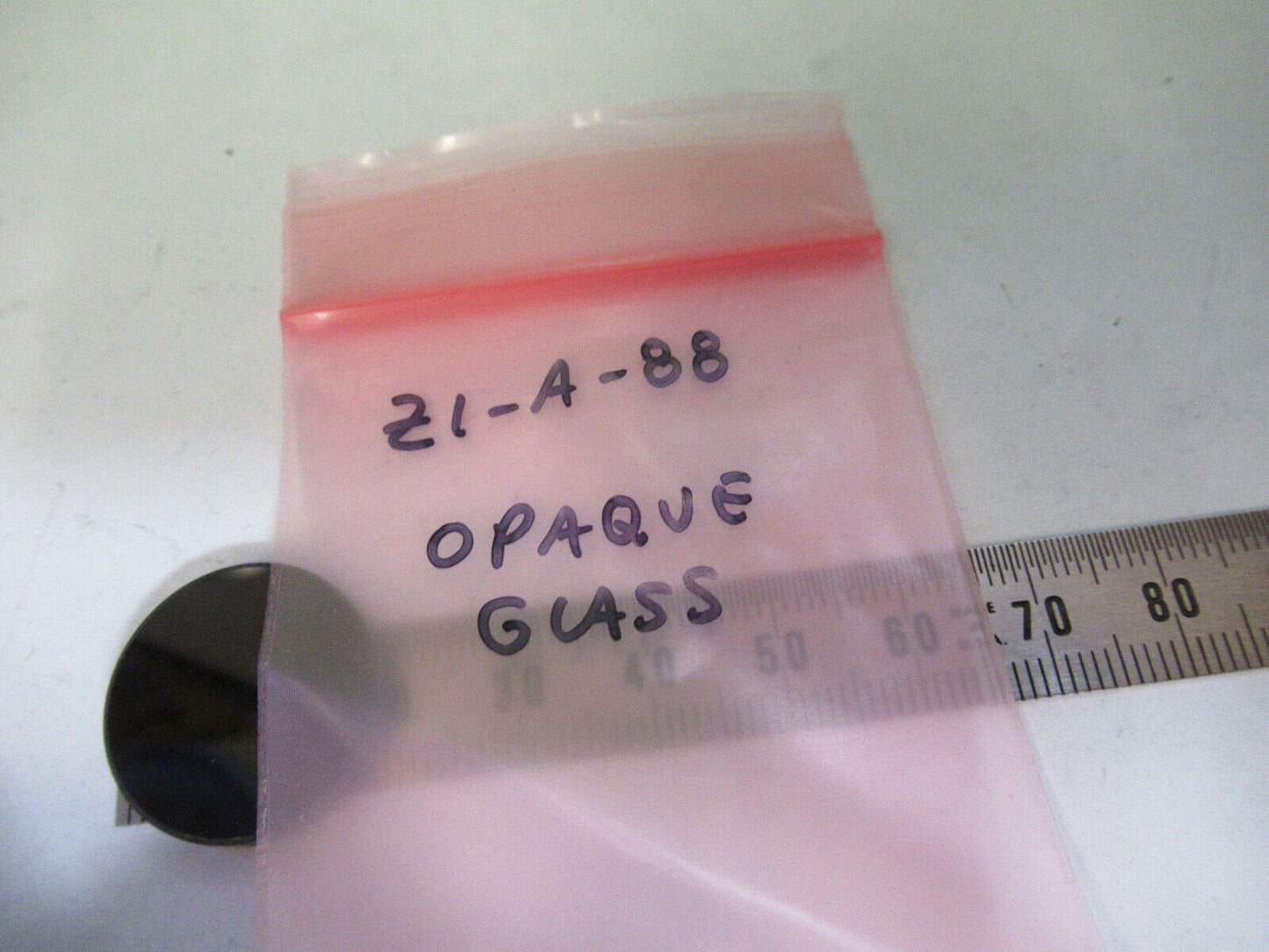 OPTICAL opaque glass blank  MIL SPEC laser OPTICS AS PICTURED Z1-A-88