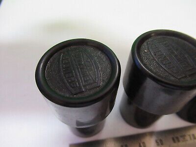 ANTIQUE EMPTY PLASTIC CANS OBJECTIVE SPENCER MICROSCOPE PART AS PICTURED R9-A-70