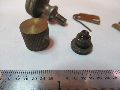 FOR PARTS LOT BRASS PARTS ASSORTED MICROSCOPE PARTS AS PICTURED &7B-B-131