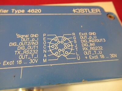 KISTLER CHARGE AMPLIFIER 4620 PIEZORESISTIVE SENSOR  #H1-B-13