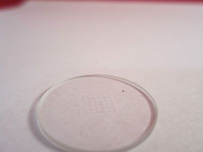 OPTICAL MICROSCOPE RETICLE ?? LASER OPTICS BIN#8X-4-126