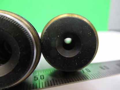 LOT 3 EA WILD M20 OBJECTIVE 10X 40X 100X MICROSCOPE PART AS PICTURED #R1-B-33