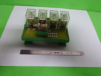 CONTROL SYSTEMS BOARD PHOENIX CONTACT WITH OMRON RELAYS LY2 AS IS BIN#72-70