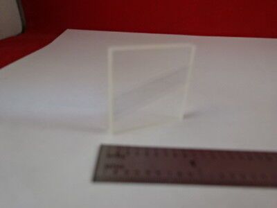 BK7 GLASS SQUARE PLATE OPTICAL LASER OPTICS AS IS &81-A-50