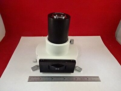 MICROSCOPE PART MAGNIFICATION CHANGER PHOTO TUBE OPTICS AS IS B#Q2-A-03