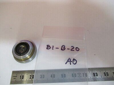 AO AMERICAN OPTICS 3.5X OBJECTIVE LENS MICROSCOPE PART AS PICTURED &B1-B-20