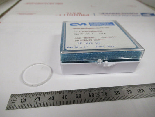 OPTICAL FUSED SILICA GLASS WEDGE CVI  OPTICS AS PICTURED &W6-A-12