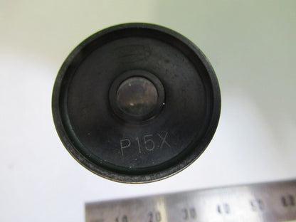 OLYMPUS P15X  [dirty] EYEPIECE OPTICS MICROSCOPE PART AS PICTURED P2-B-07