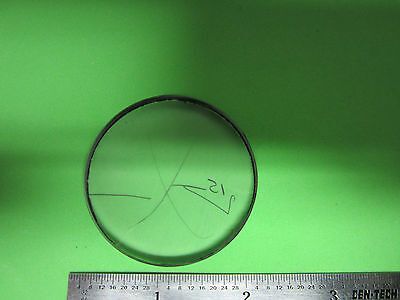 OPTICAL LENS ILLUMINATOR PRE-FORM DULL-POLISHED SIDES LASER OPTICS BIN#4V xvii