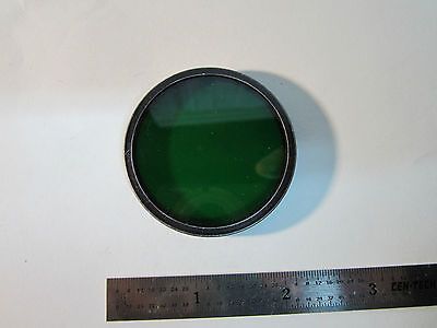 MICROSCOPE PART FILTER TIFFEN GREEN  OPTICS BIN#24-50-4