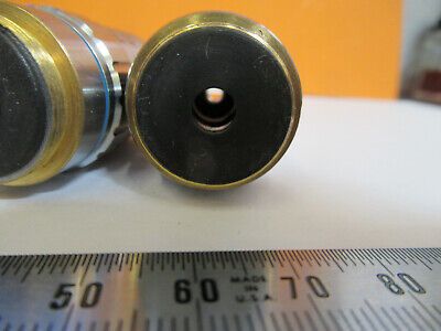 lot 3 ea assorted 4x 40x 100x /160 OBJECTIVE MICROSCOPE PART AS PICTURED R7-A-62