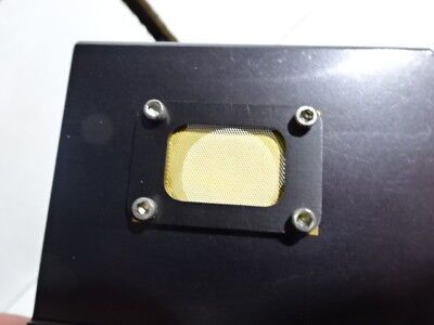 OPTICAL MOUNTED GOLD GRID MESH LASER OPTICS DIFFUSER FILTER AS PICTURED &96-06