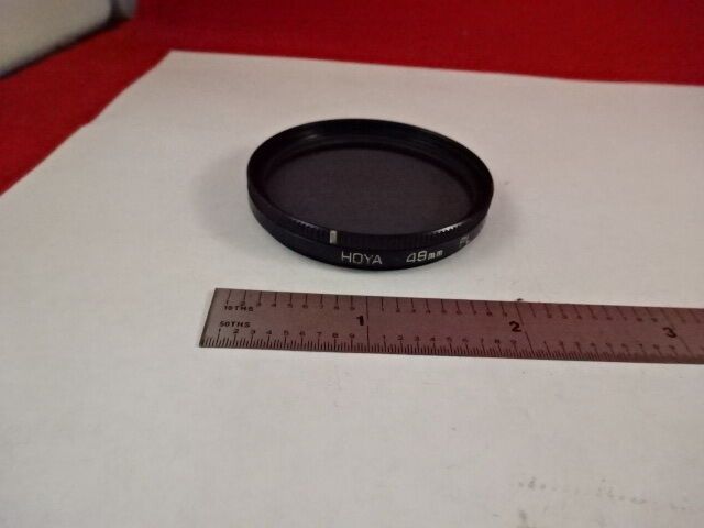 OPTICAL HOYA 49 mm PL JAPAN FILTER OPTICS AS IS #R6-B-56