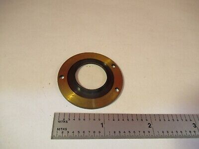 CARL ZEISS GERMANY BRASS MOUNTED LENS OPTICS MICROSCOPE PART AS PICTURED &13-48