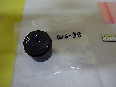 MICROSCOPE PART EYEPIECE OCULAR 20X OPTICS AS IS BIN#W6-38