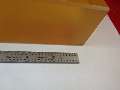 OPTICAL ZERODUR GLASS THICK BRICK LASER OPTICS INTERFEROMETER AS IS B#Q1-A-01