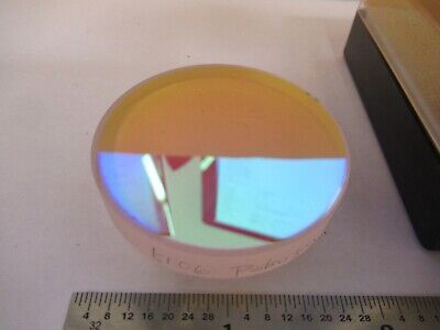 OPTICAL COATED FLAT 2" DIAMETER LASER OPTICS AS PICTURED &15-FT-X51