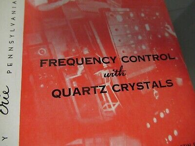 VINTAGE BROCHURE 1940 BLILEY ELECTRIC QUARTZ CRYSTAL FREQUENCY CONTROL #2 AS PIC