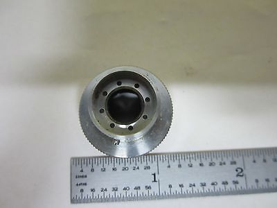 MICROSCOPE PART OBJECTIVE LEITZ GERMANY IRIS OPTICS AS IS BIN#U1-09