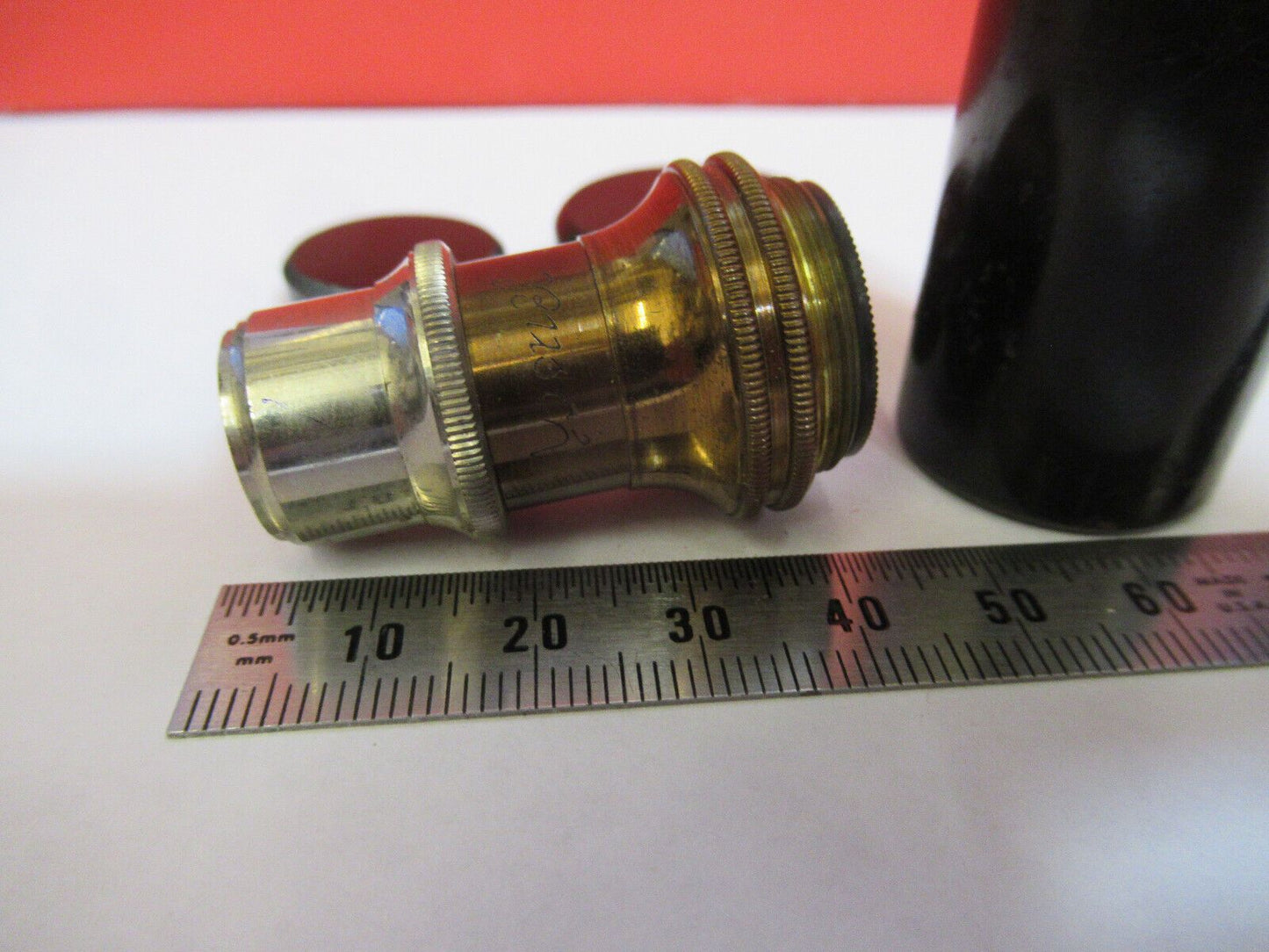 MICROSCOPE PART OBJECTIVE f ANTIQUE EMIL BUSCH GERMANY OPTICS AS PIC #S6-A-53