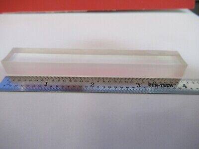 OPTICAL RECTANGULAR GLASS LENS PLANO CONCAVE OPTICS AS PICTURED &3-FT-X17