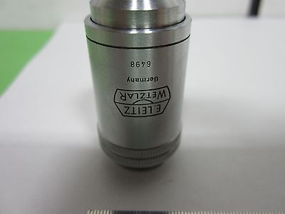 MICROSCOPE PART OBJECTIVE LEITZ C PL OEL 100X OPTICS BIN#F2-26