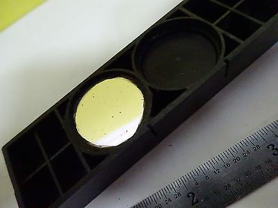 MICROSCOPE PART NIKON FILTER DICHROIC GREEN SLIDE OPTICS AS IS BIN#W5-20