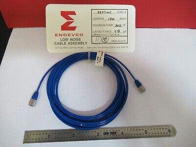 PCB ENDEVCO LOW NOISE CABLE 3097M1 for ACCELEROMETER PIEZO AS PICTURED #B9-A-23