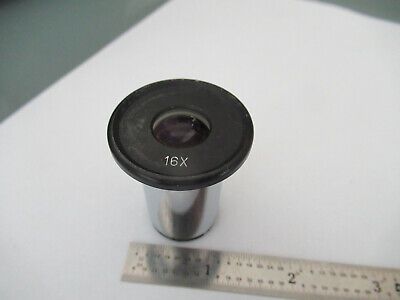 UNKNOWN MAKER EYEPIECE 16X OCULAR LENS MICROSCOPE PART AS PICTURED &4B-FT-33