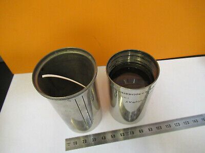 WOLLENSAK 4" FOCUS MOUNTED LENS INSPECTION MICROSCOPE PART AS PICTURED &8Y-A-67