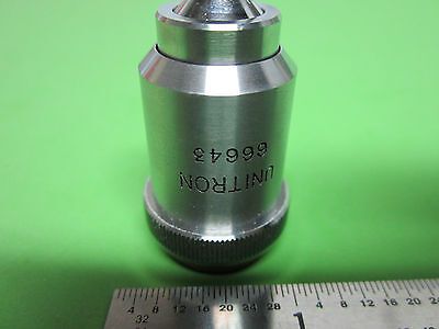 MICROSCOPE OPTICS PART UNITRON JAPAN OBJECTIVE 40X  BIN#4T