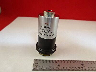 MICROSCOPE PART ZEISS POLARIZER OBJECTIVE 40X POL OPTICS AS IS B#X6-B-08