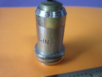 MICROSCOPE OPTICAL PART LEITZ WETZLAR GERMANY OBJECTIVE 6.3X OPTICS BIN#35-05